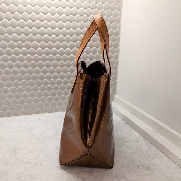 Louis Vuitton Monogram Vernis Reade PM in Brown - Picture 5 of 16